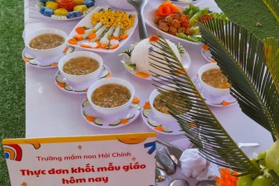 Chăm lo bữa ăn bán trú  – Nền tảng cho sự phát triển toàn diện của trẻ mầm non