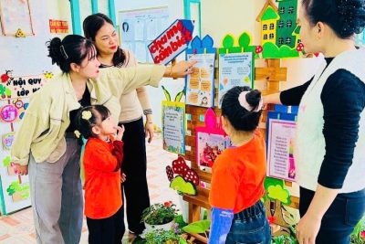 Công tác tuyên truyền, phòng chống dịch bệnh Cúm A tại trường mầm non Hải Châu