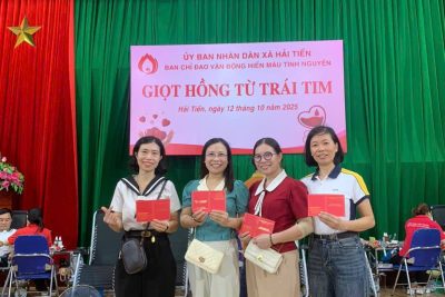HIẾN MÁU NHÂN ĐẠO, MỘT NGHĨA CỬ TỐT ĐẸP
