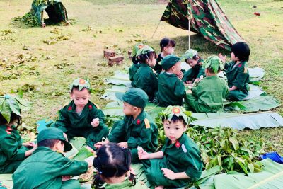 TRẢI NGHIỆM: BỮA CƠM HÀNH QUÂN – Lớp 3 Tuổi A
