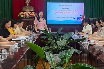 Hướng dẫn xây dựng và thực hiện kế hoạch giáo dục cá nhân cho trẻ em khuyết tật lứa tuổi mầm non học hòa nhập trong cơ sở GDMN tại Trường Mầm non Hải Chính – Hải Tiến